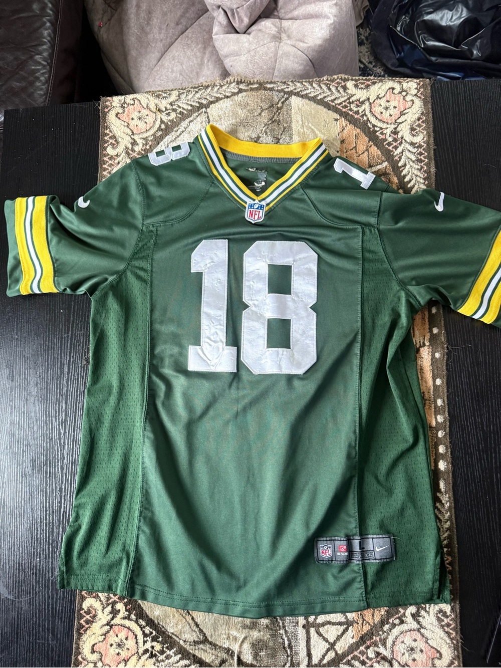 Nike Green Bay Packers Randall Cobb Football Jersey Men’s Large